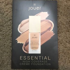 Jouer High coverage creme foundation samples